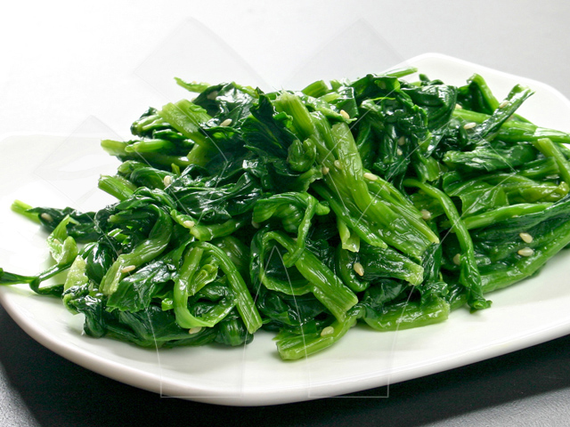 Seasoned spinach