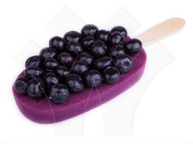 Creamed blueberry bar
